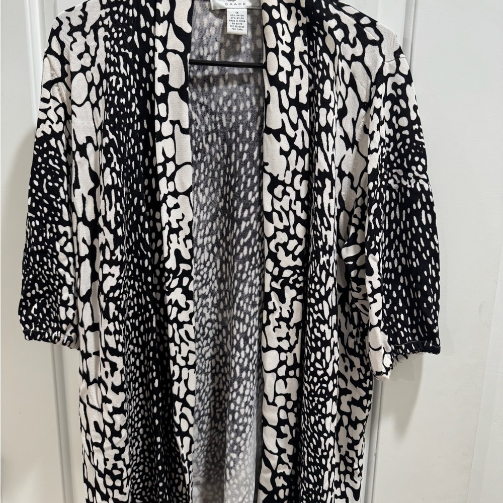 Grace Monochrome Knit Cardigan and Tank